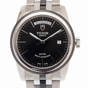 Tudor GLAMOUR DATE 56010N-68060N-BK Automatic Stainless Steel Black