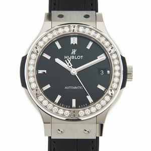 Hublot CLASSIC FUSION 565.NX.1470.LR.1204 Automatic Titanium & Diamond Black