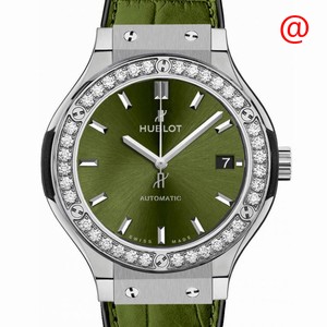 Hublot CLASSIC FUSION 565.NX.8970.LR.1204 Automatic Titanium & Diamond Green