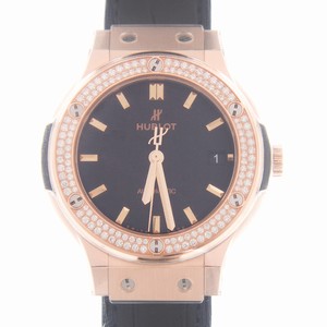 Hublot CLASSIC FUSION 565.OX.1181.LR.1104 Automatic 18kt Rose Gold & Diamonds Black