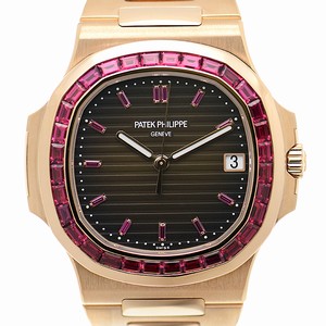 Patek Philippe NAUTILUS 5723-112R-001 Automatic 18kt Rose Gold & Diamonds Brown 