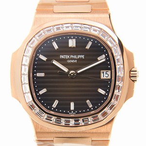 Patek Philippe NAUTILUS 5723/1R-010 Automatic 18kt Rose Gold & Diamonds Brown 