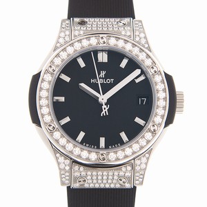 Hublot CLASSIC FUSION 581.NX.1171.RX.1704 Quartz 18kt White Gold & Diamond Black