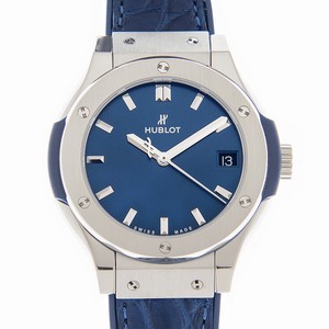 Hublot CLASSIC FUSION 581.NX.7170.LR Quartz Titanium Blue 