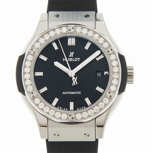Hublot CLASSIC FUSION 582.NX.1170.RX.1204 Automatic Titanium & Diamond Black