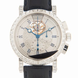 Breguet MARINE 5839BB/6D/9ZU/DD0D Manual Wind 18kt White Gold & Diamond Silver