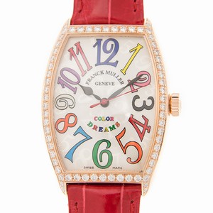 Franck Muller CINTREE CURVEX 5850 M SC COL DRM D 1R (5N) Automatic 18kt Rose Gold & Diamonds White