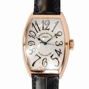 Franck Muller CINTREE CURVEX 5850 SC (5N) Automatic 18kt Rose Gold Silver