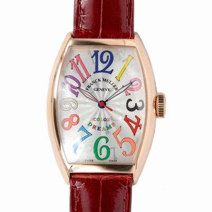 Franck Muller CINTREE CURVEX 5850 SC COL DRM (5N) Automatic 18kt Rose Gold Silver