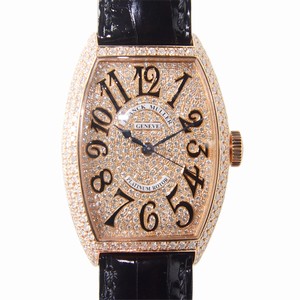 Franck Muller CINTREE CURVEX 5850 SC D CD (5N) Automatic 18kt Rose Gold & Diamonds Gold