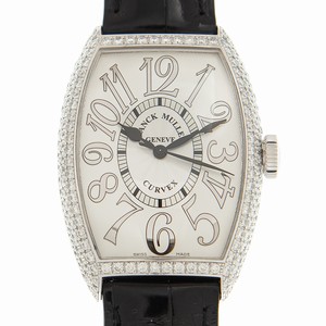 Franck Muller CINTREE CURVEX 5850 SC D REL (OG) Automatic 18kt White Gold & Diamond White