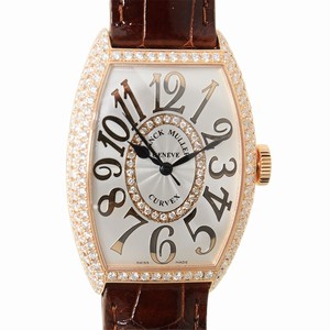 Franck Muller CINTREE CURVEX 5850 SC REL D CD 1R REL (5N) Automatic 18kt Rose Gold & Diamonds Silver