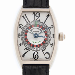 Franck Muller CINTREE CURVEX 5850 VEGAS (OG) Automatic 18kt White Gold Silver