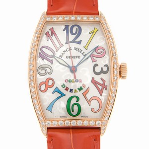 Franck Muller CINTREE CURVEX 5851 M SC COL DRM D 1R (5N) Automatic 18kt Rose Gold & Diamonds Silver