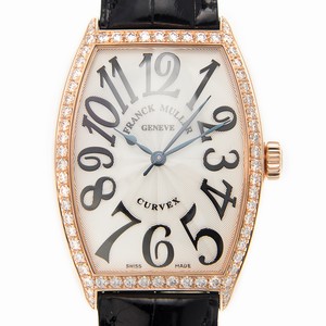 Franck Muller CINTREE CURVEX 5851 M SC D 1R (5N) Automatic 18kt Rose Gold & Diamonds Silver