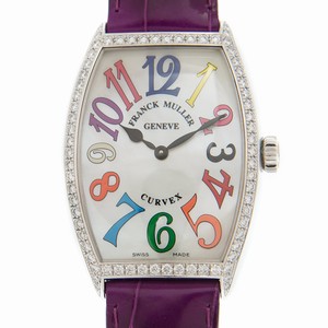 Franck Muller CINTREE CURVEX 5852 M QZ COL DRM MOP D 1R (AC) Quartz Stainless Steel & Diamonds White