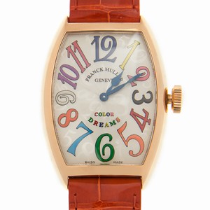 Franck Muller CINTREE CURVEX 5852 QZ COL DRM (5N) Quartz 18kt Rose Gold White
