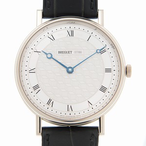 Breguet CLASSIC 5967BB/11/9W6 Manual Wind 18kt White Gold Silver