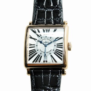 Franck Muller MASTER SQUARE 6000 H SC DT R (5N) Automatic 18kt Rose Gold Silver