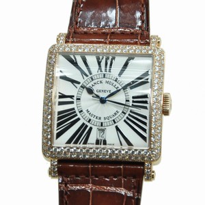 Franck Muller MASTER SQUARE 6000 H SC DT R D (5N) Automatic 18kt Rose Gold & Diamonds White