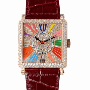 Franck Muller MASTER SQUARE 6000 H SC DT R D CD COL DRM (5N) Automatic 18kt Rose Gold & Diamonds Gold