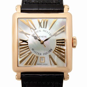 Franck Muller MASTER SQUARE 6000 H SC DT REL R MOP (5N) Quartz 18kt Rose Gold White