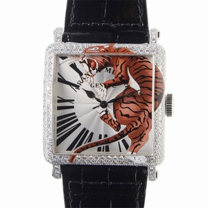 Franck Muller MASTER SQUARE 6000 H SC TIG 2 D (OG) Automatic 18kt White Gold & Diamond Silver