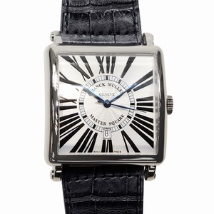 Franck Muller MASTER SQUARE 6000 K SC DT R (OG) Automatic 18kt White Gold Silver