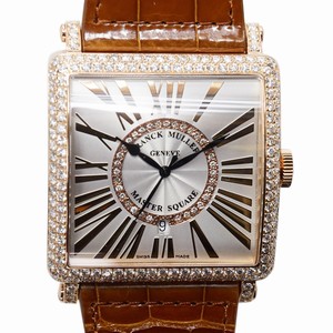 Franck Muller MASTER SQUARE 6000 K SC DT REL R D CD 1R (5N) Automatic 18kt Rose Gold & Diamonds Silver
