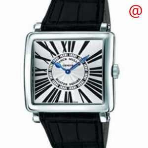 Franck Muller MASTER SQUARE 6002 H QZ BL R(AC) Quartz Stainless Steel Silver