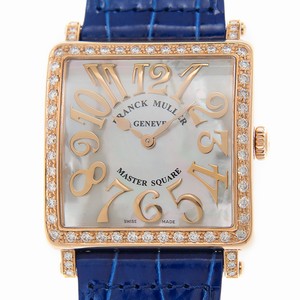 Franck Muller MASTER SQUARE 6002 M B QZ REL MOP V D 1R (5N) Quartz 18kt Rose Gold & Diamonds White
