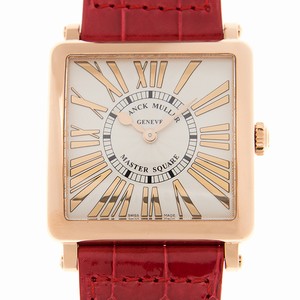 Franck Muller MASTER SQUARE 6002 M B QZ REL R (5N) Quartz 18kt Rose Gold White