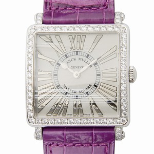 Franck Muller MASTER SQUARE 6002 M B QZ REL R D 1R (AC) Quartz Stainless Steel & Diamonds Silver