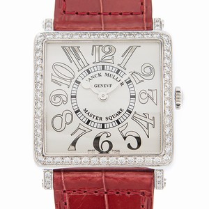 Franck Muller MASTER SQUARE 6002 M B QZ REL V D 1R (AC) Quartz Stainless Steel White