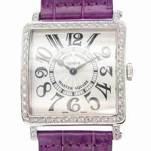 Franck Muller MASTER SQUARE 6002 M B QZ V D 1R (AC) Quartz Stainless Steel & Diamonds Silver