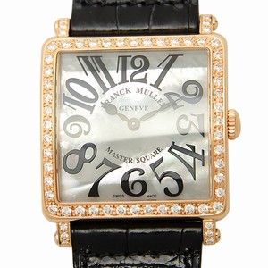 Franck Muller MASTER SQUARE 6002 M B QZ V MOP D 1R (5N) Quartz 18kt Rose Gold & Diamonds White