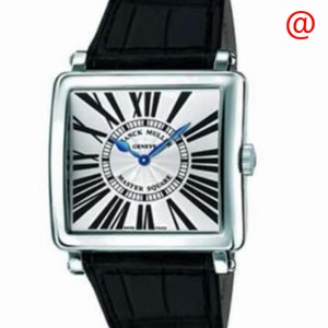Franck Muller MASTER SQUARE 6002 M QZ BL R(AC) Quartz Stainless Steel Silver