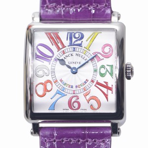 Franck Muller MASTER SQUARE 6002 M QZ COL DRM V (OG) Quartz 18kt White Gold Silver