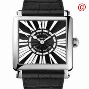 Franck Muller MASTER SQUARE 6002 M QZ NR REL PLY(AC) Quartz Stainless Steel Black & White
