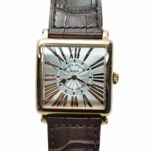 Franck Muller MASTER SQUARE 6002 M QZ REL R (5N) Quartz 18kt Rose Gold Silver