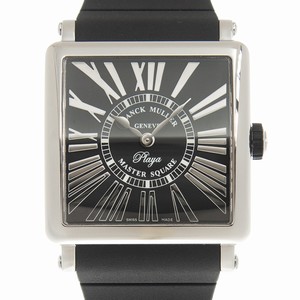 Franck Muller MASTER SQUARE 6002 M QZ REL R PLY (AC)-BK Quartz Stainless Steel Black
