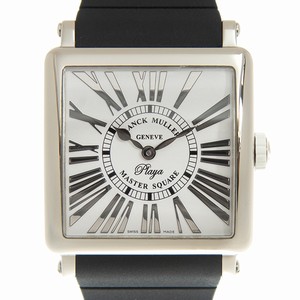 Franck Muller MASTER SQUARE 6002 M QZ REL R PLY (AC)-WT Quartz Stainless Steel Silver