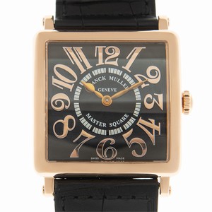 Franck Muller MASTER SQUARE 6002 M QZ REL V (5N)  Quartz 18kt Rose Gold Black