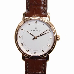 Blancpain VILLERET 6102-3642-55A Automatic 18kt Rose Gold White