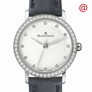 Blancpain VILLERET 6102-4628-95 Automatic Stainless Steel & Diamonds White