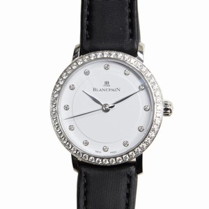 Blancpain VILLERET 6102-4628-95A Automatic Stainless Steel & Diamonds White