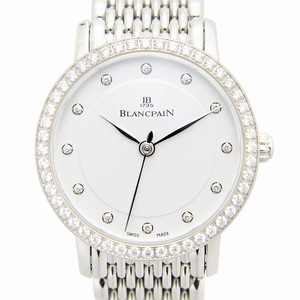Blancpain ULTRAPLATE 6102-4628A-MMB Automatic Stainless Steel & Diamonds White