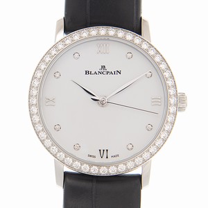 Blancpain WOMEN 6104-4628-55A Automatic Stainless Steel & Diamonds White