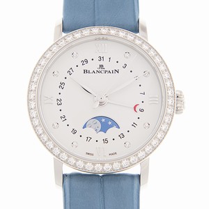 Blancpain VILLERET 6106-4628-95A Automatic Stainless Steel & Diamonds White
