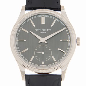 Patek Philippe CALATRAVA 6119G-001 Manual Wind 18kt White Gold Gray